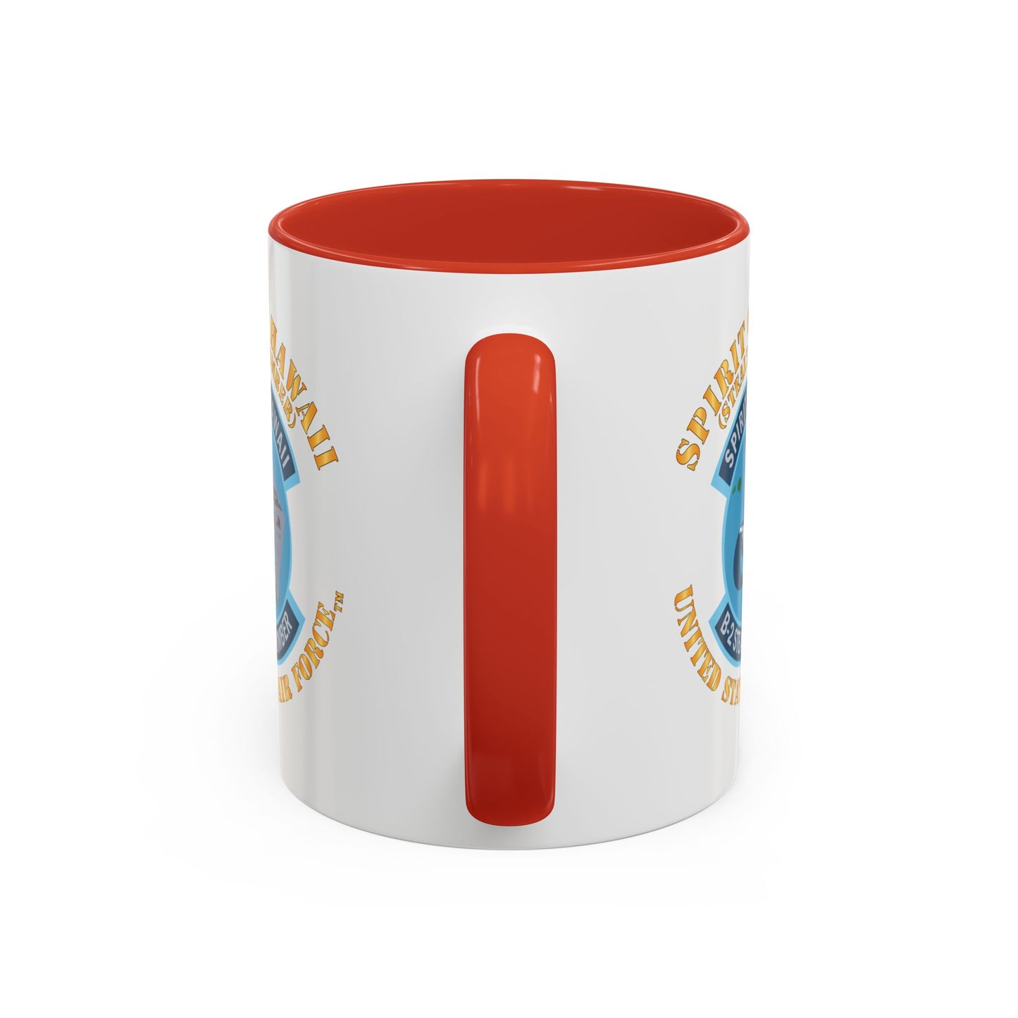 Accent Coffee Mug (11oz & 15oz) - USAF - B2 - Spirit of Hawaii - Stealth Bomber X 300