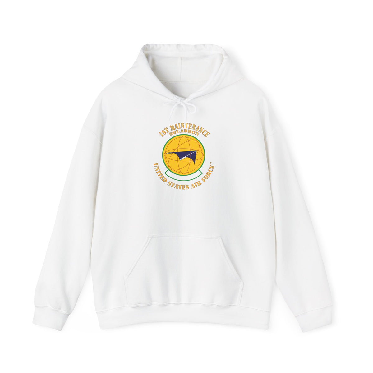 Unisex Heavy Blend Hooded Sweatshirt - USAF - 1st Maintenance Squadron X 300