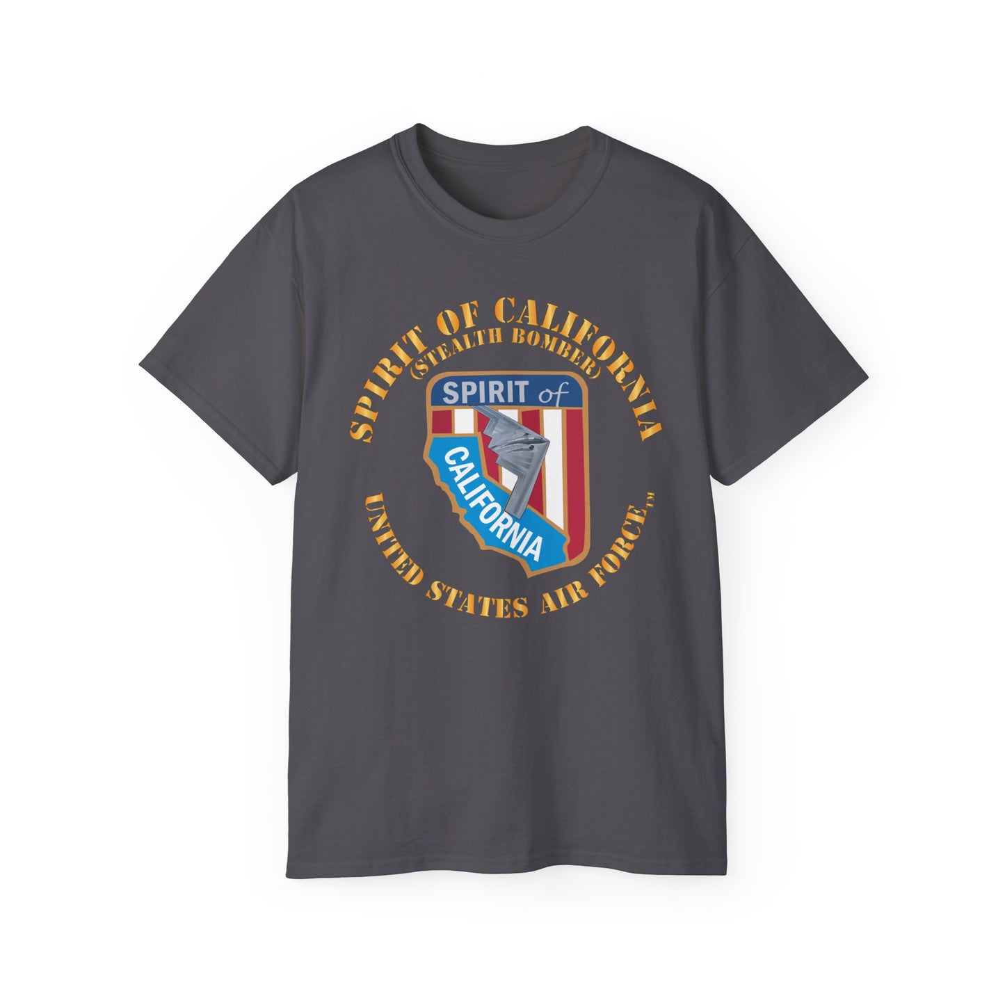 Unisex Ultra Cotton Tee - USAF - B2 - Spirit of California - Stealth Bomber X 300