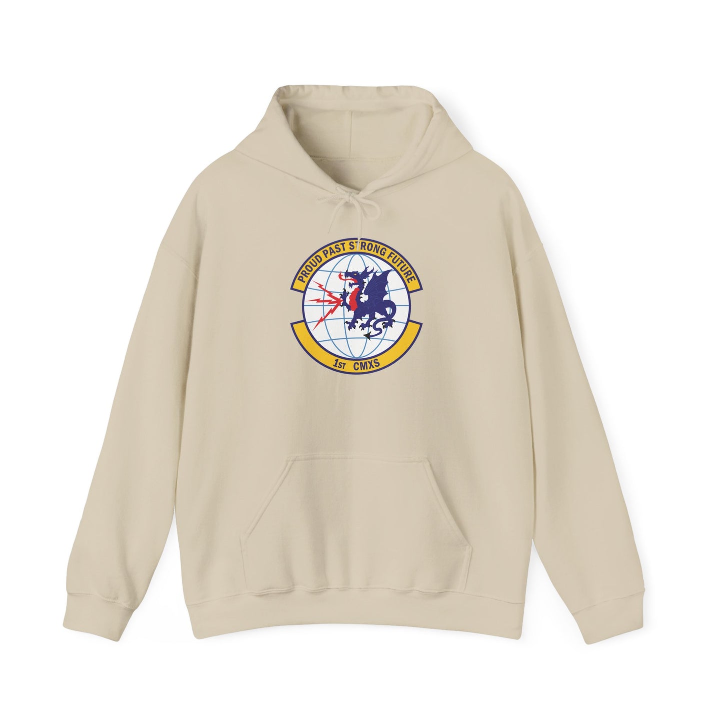 Unisex Heavy Blend Hooded Sweatshirt -USAF - 1st Communications Maintenance Squadron(USAFE) wo txt