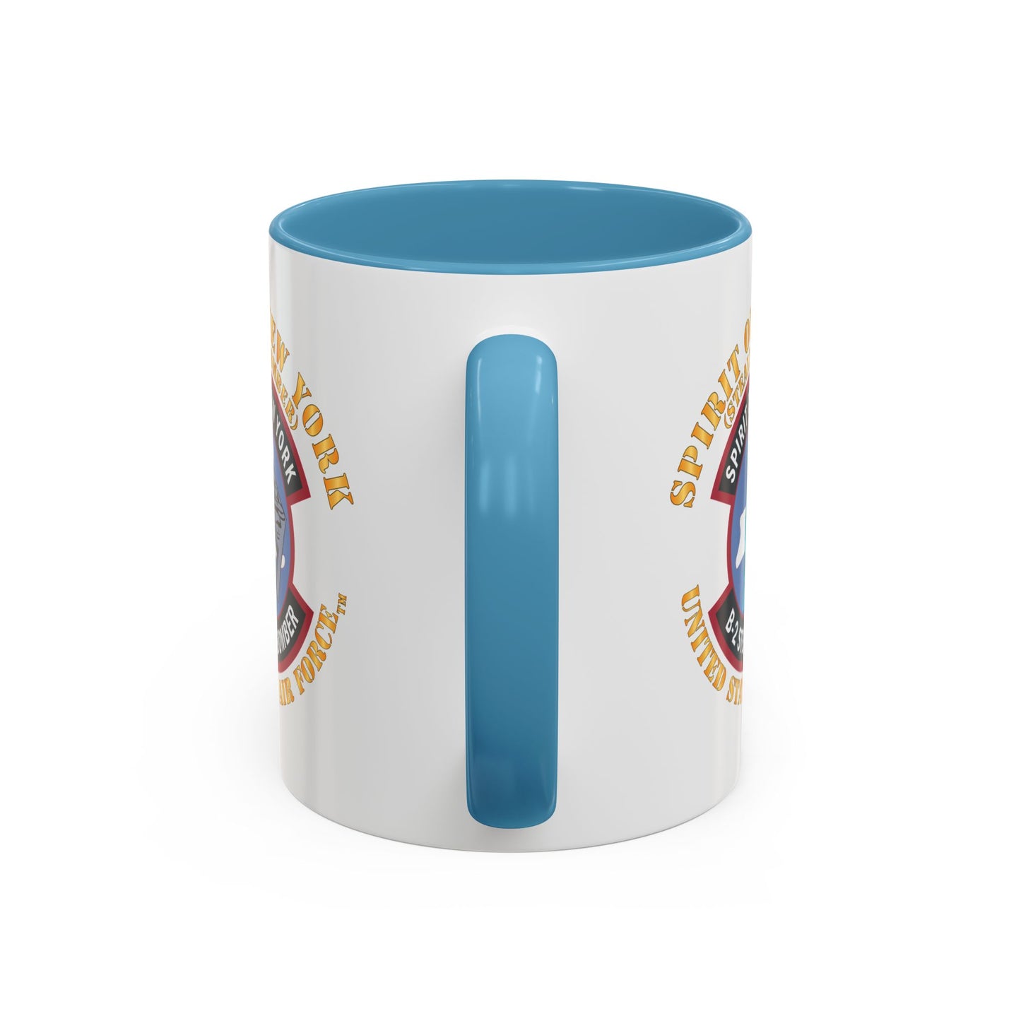Accent Coffee Mug (11oz & 15oz) - USAF - B2 - Spirit of New York - Stealth Bomber X 300