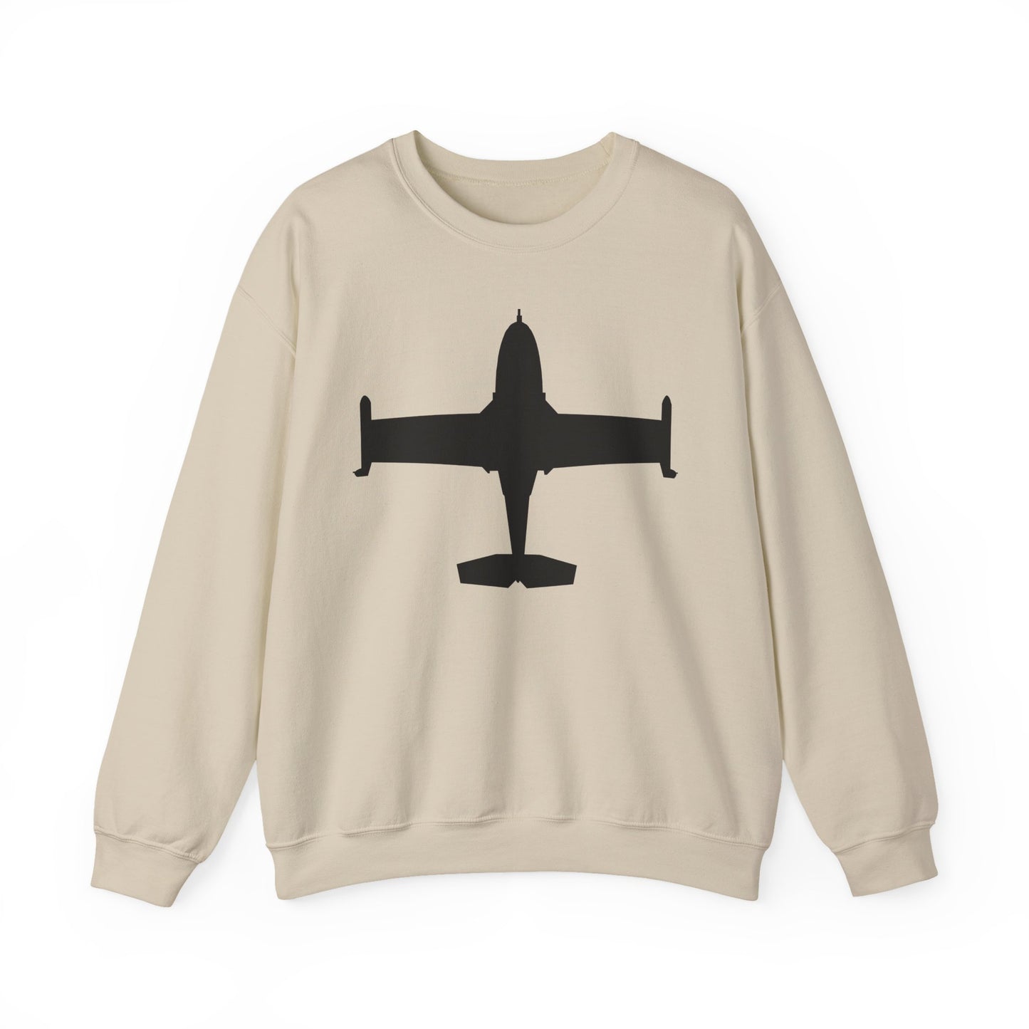 Crewneck Sweatshirt - Aircraft - A-37-Trainer - Top - Silhouette X 300