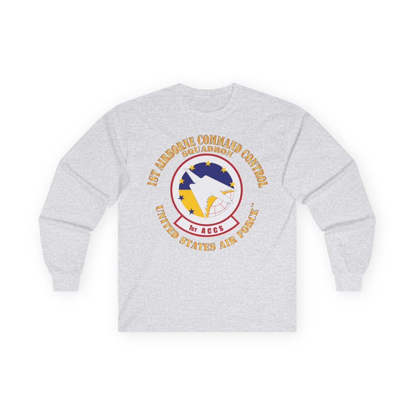 Unisex Ultra Cotton Long Sleeve Tee - USAF - 1st Airborne Command Control Squadron