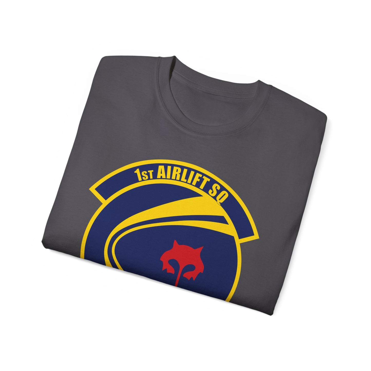 Unisex Ultra Cotton Tee - USAF - 1st Airlift Squadron wo txt X 300