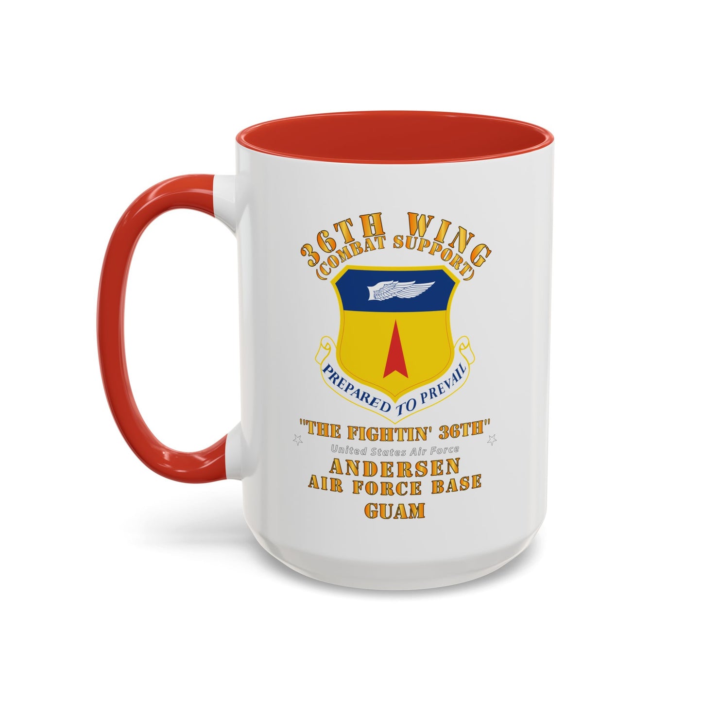 Accent Coffee Mug (11oz & 15oz) - USAF - 36th Wing - Anderson AFB - Guam