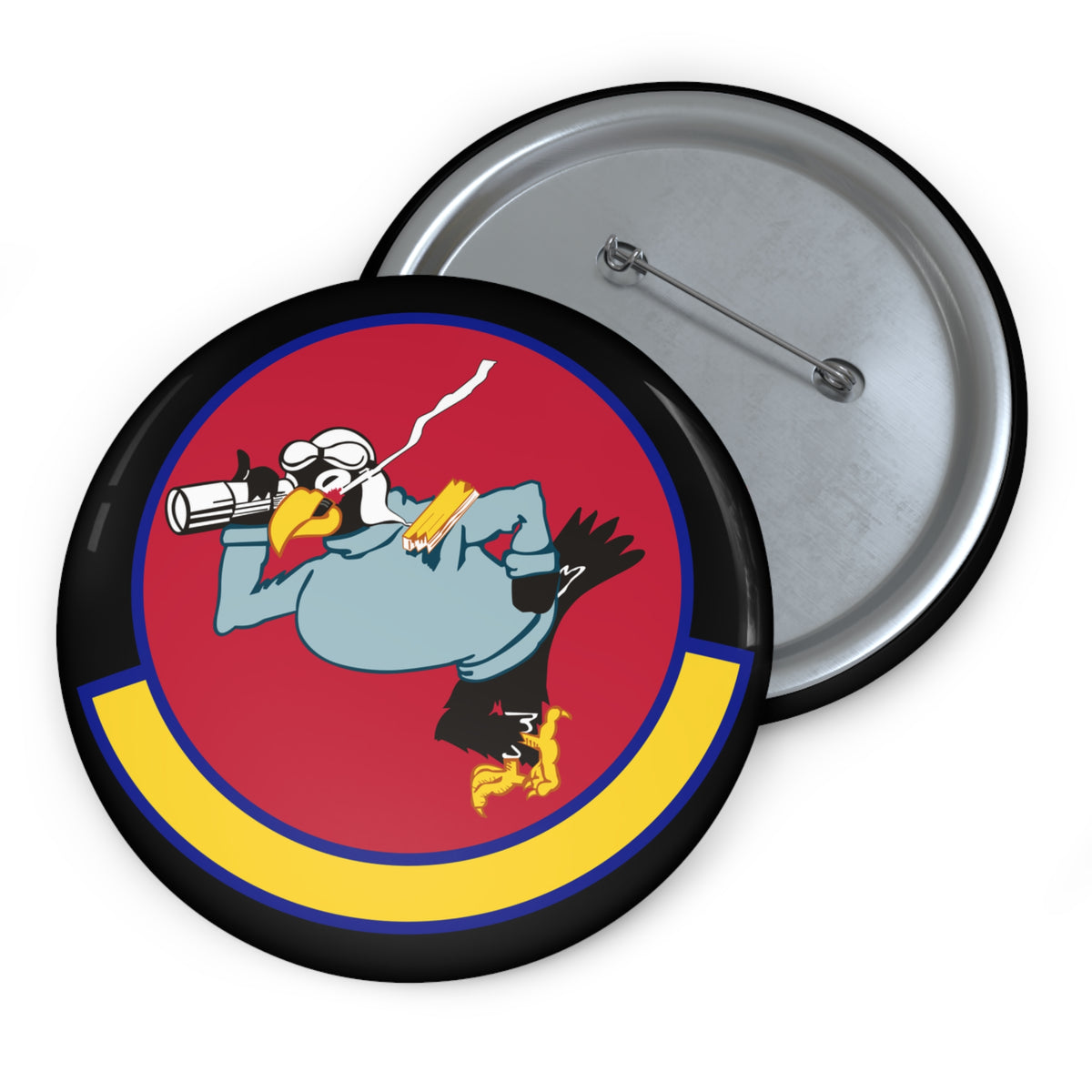 Custom Pin Button - USAF - 4th Reconnaissance Sq wo txt X 300