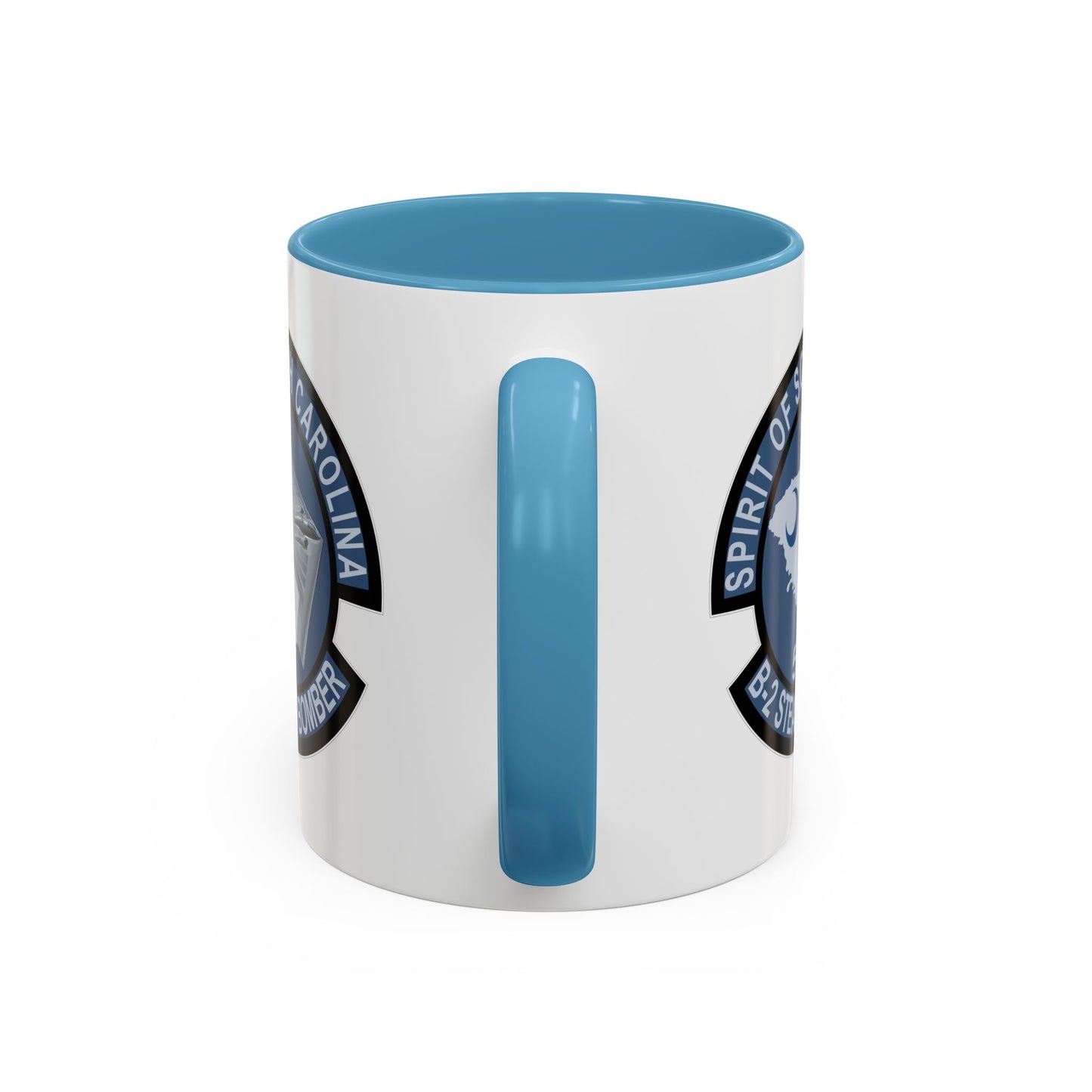 Accent Coffee Mug (11oz & 15oz) - USAF - B2 - Spirit of South Carolina Stealth Bomber wo Txt X 300