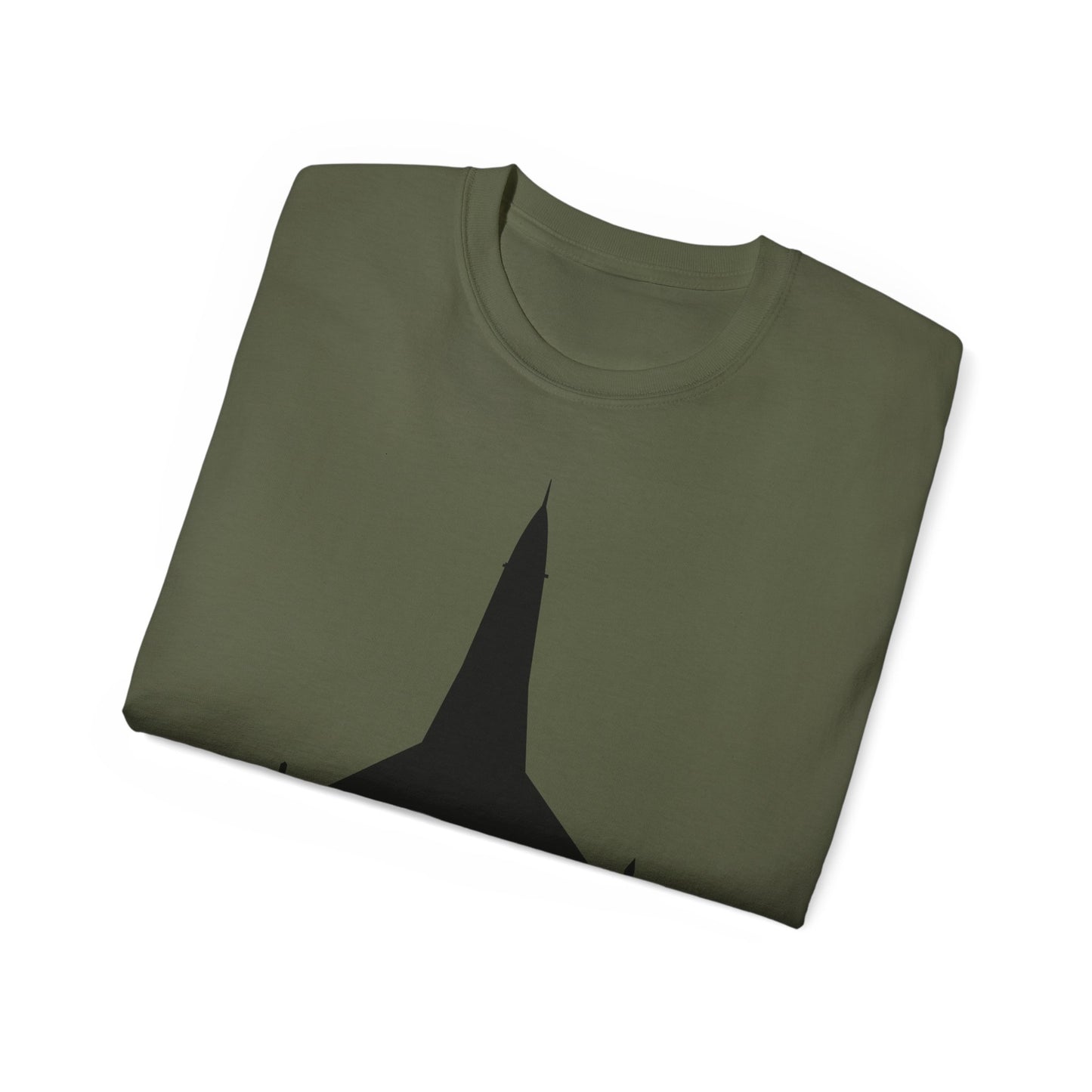 Unisex Ultra Cotton Tee - Aircraft - F-16 -Top - Black wo Txt X 300