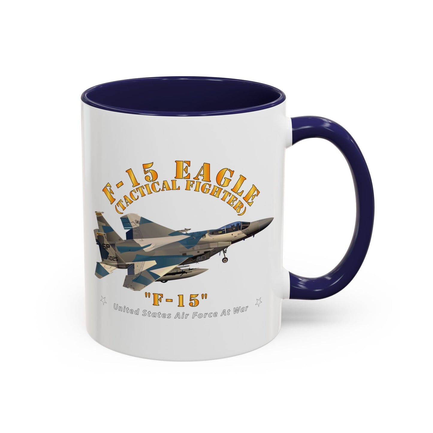 Accent Coffee Mug (11oz & 15oz) - USAF - F15 Eagle - F15