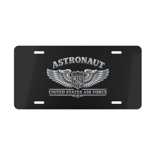 License Plate - USAF - Basic Astronaut Badge - United States Air Force - 3D - Enhanced