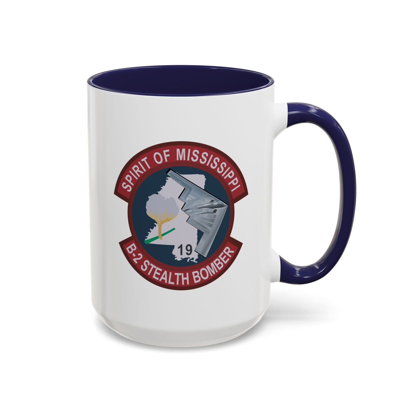 Accent Coffee Mug (11oz & 15oz) - USAF - B2 - Spirit of Mississippi - Stealth Bomber wo txt X 300