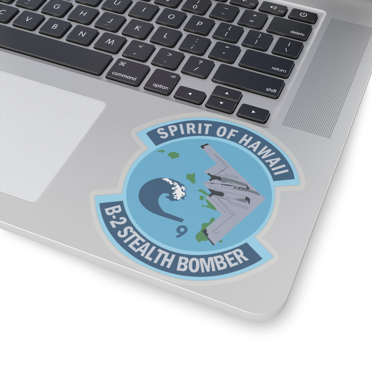 Kiss-Cut Stickers - USAF - B2 - Spirit of Hawaii - Stealth Bomber wo txt X 300