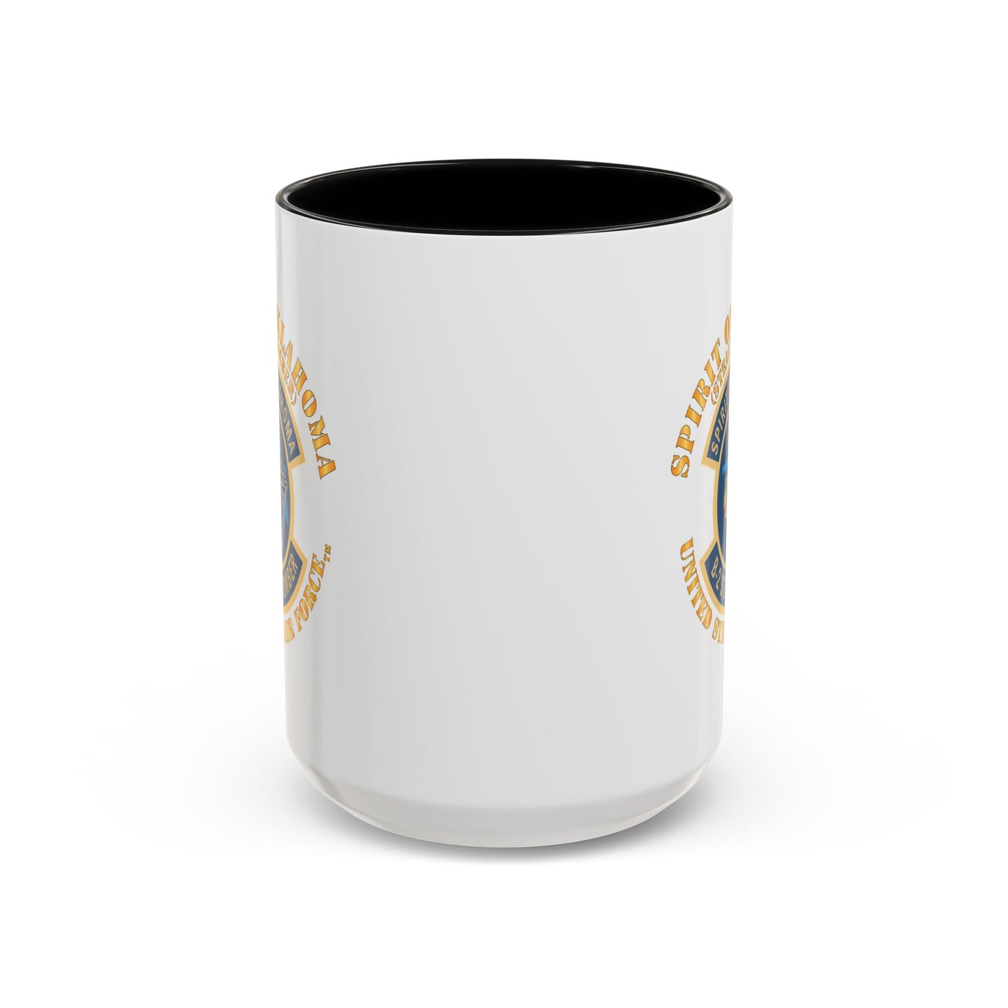 Accent Coffee Mug (11oz & 15oz) - USAF - B2 - Spirit of Oklahoma - Stealth Bomber X 300