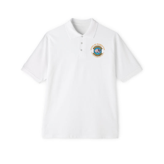 Men's Piqué Polo - USAF - B2 - Spirit of Washington - Stealth Bomber X 300