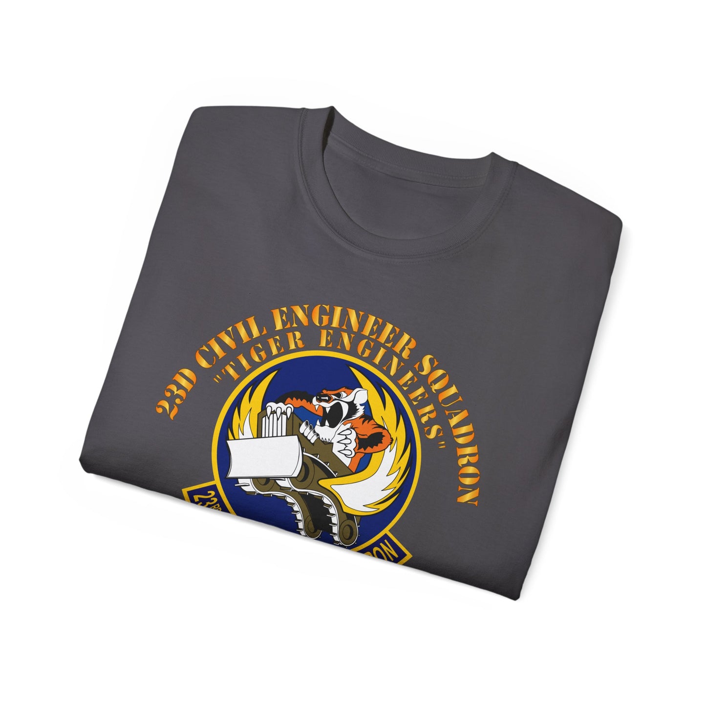 Unisex Ultra Cotton Tee - USAF - 23d Civil Engineer Squadron - Tiger Engineers - Moody AFB, GA