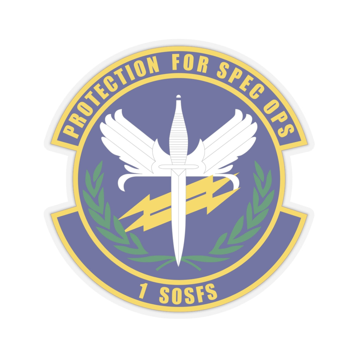 Kiss-Cut Stickers - USAF - 1st Special Operations Security Forces Squadron wo txt
