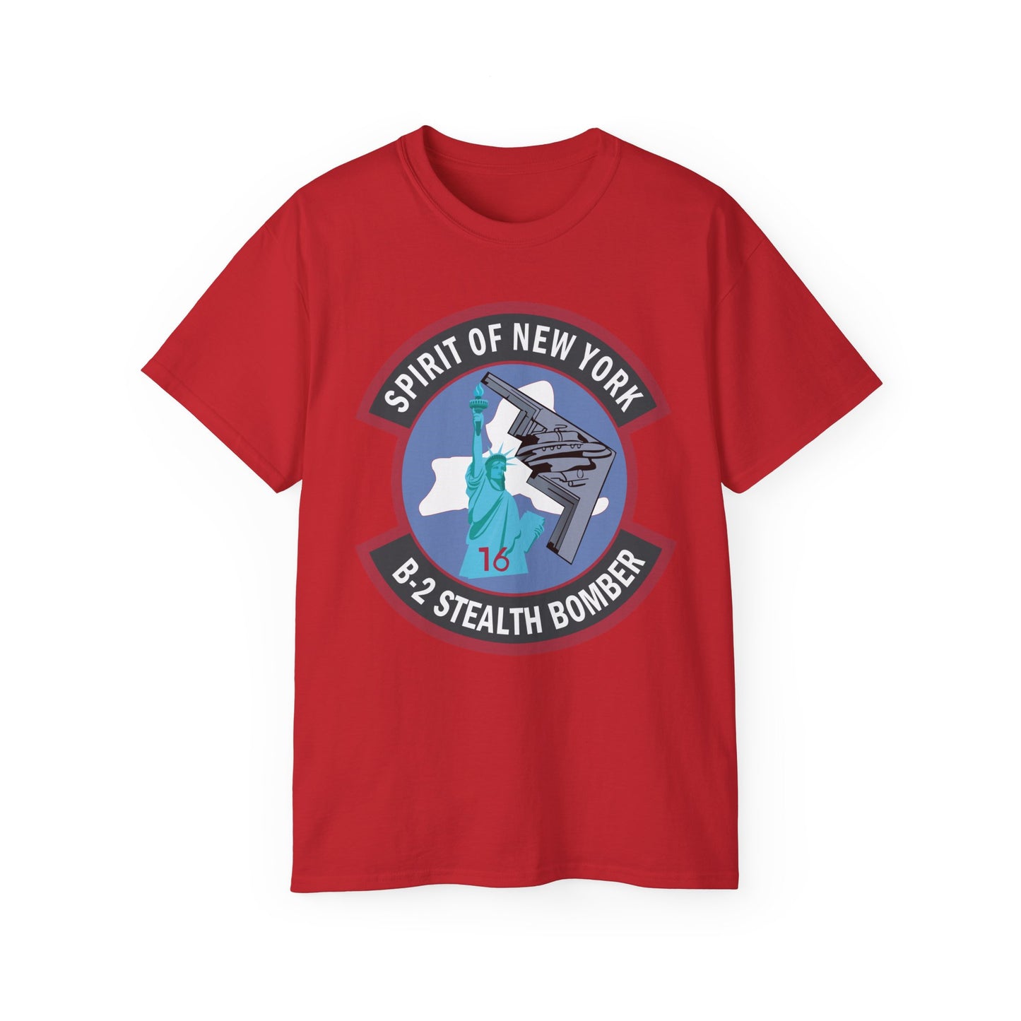 Unisex Ultra Cotton Tee - USAF - B2 - Spirit of New York - Stealth Bomber wo txt X 300