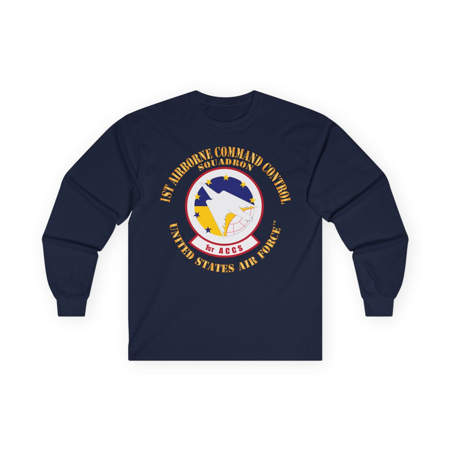 Unisex Ultra Cotton Long Sleeve Tee - USAF - 1st Airborne Command Control Squadron