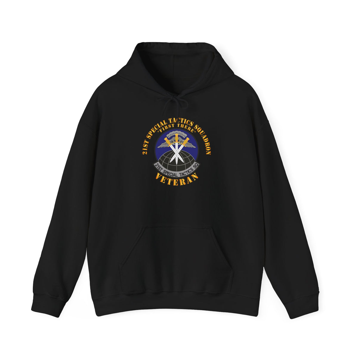 Unisex Heavy Blend Hooded Sweatshirt - USAF - 21st Special Tactics Squadron - First There -Veteran
