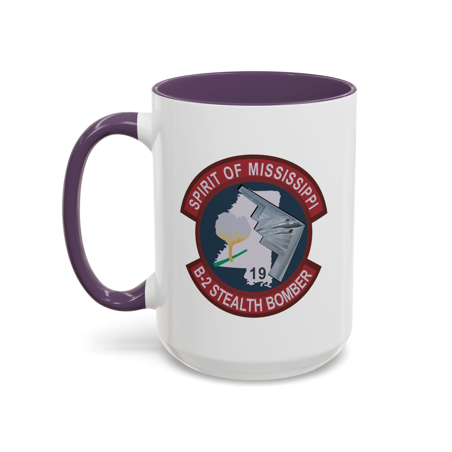 Accent Coffee Mug (11oz & 15oz) - USAF - B2 - Spirit of Mississippi - Stealth Bomber wo txt X 300