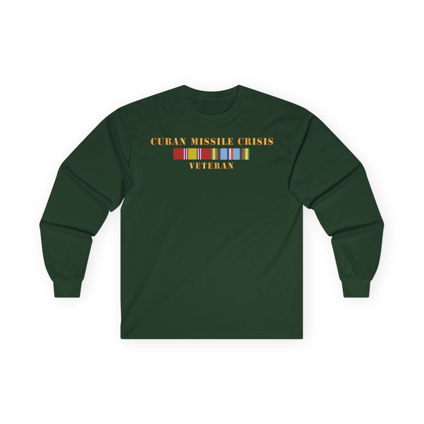 Unisex Ultra Cotton Long Sleeve Tee - USAF - Cuban Missile Crisis w AFEM COLD SVC X 300