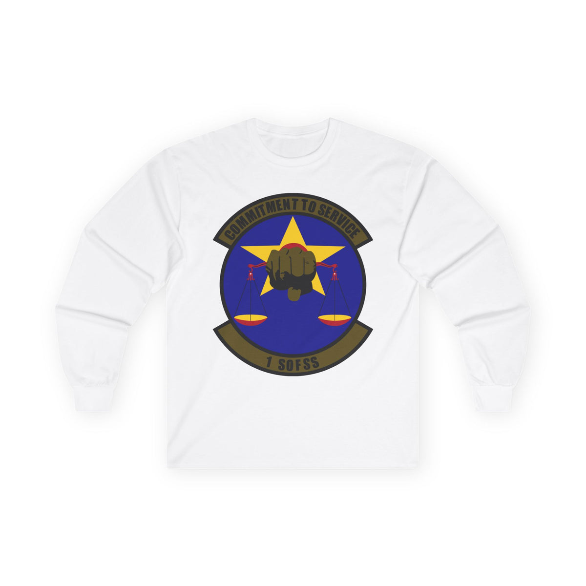 Unisex Ultra Cotton Long Sleeve Tee - USAF - 1st Special Operations Force Support Sq wo txt X 300