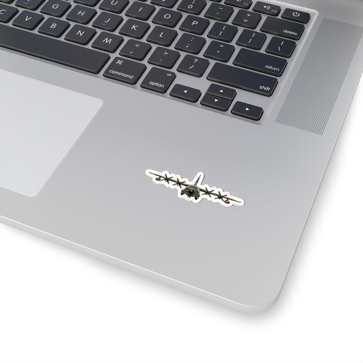 Kiss-Cut Stickers - C-130  Aircraft - Camo - FRONT