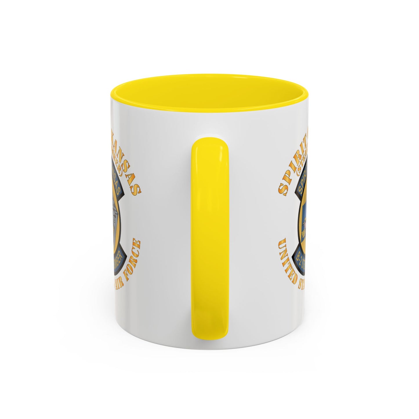 Accent Coffee Mug (11oz & 15oz) - USAF - B2 - Spirit of Kansas - Stealth Bomber X 300