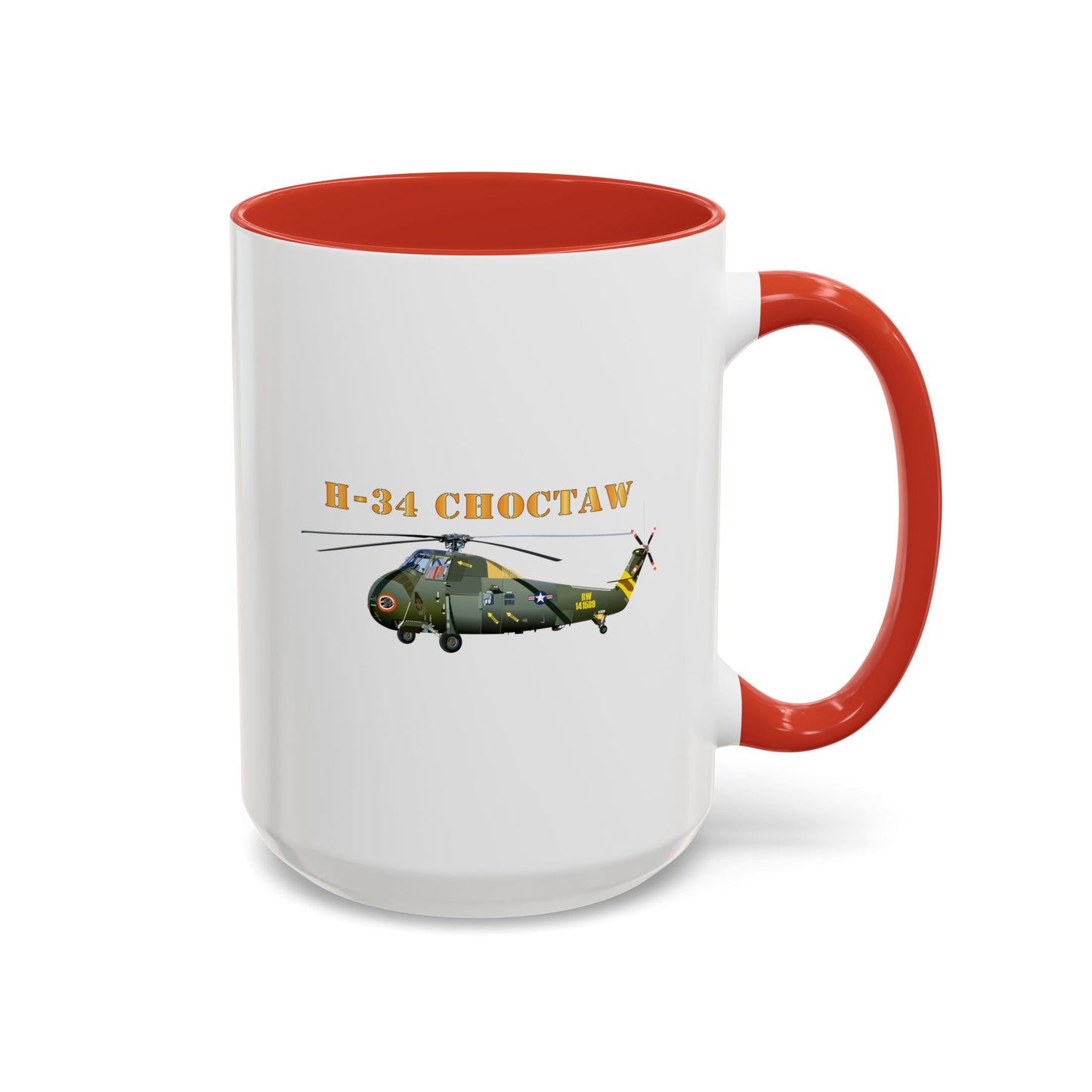 Accent Coffee Mug (11oz & 15oz) - H-34 Choctaw with Txt X 300