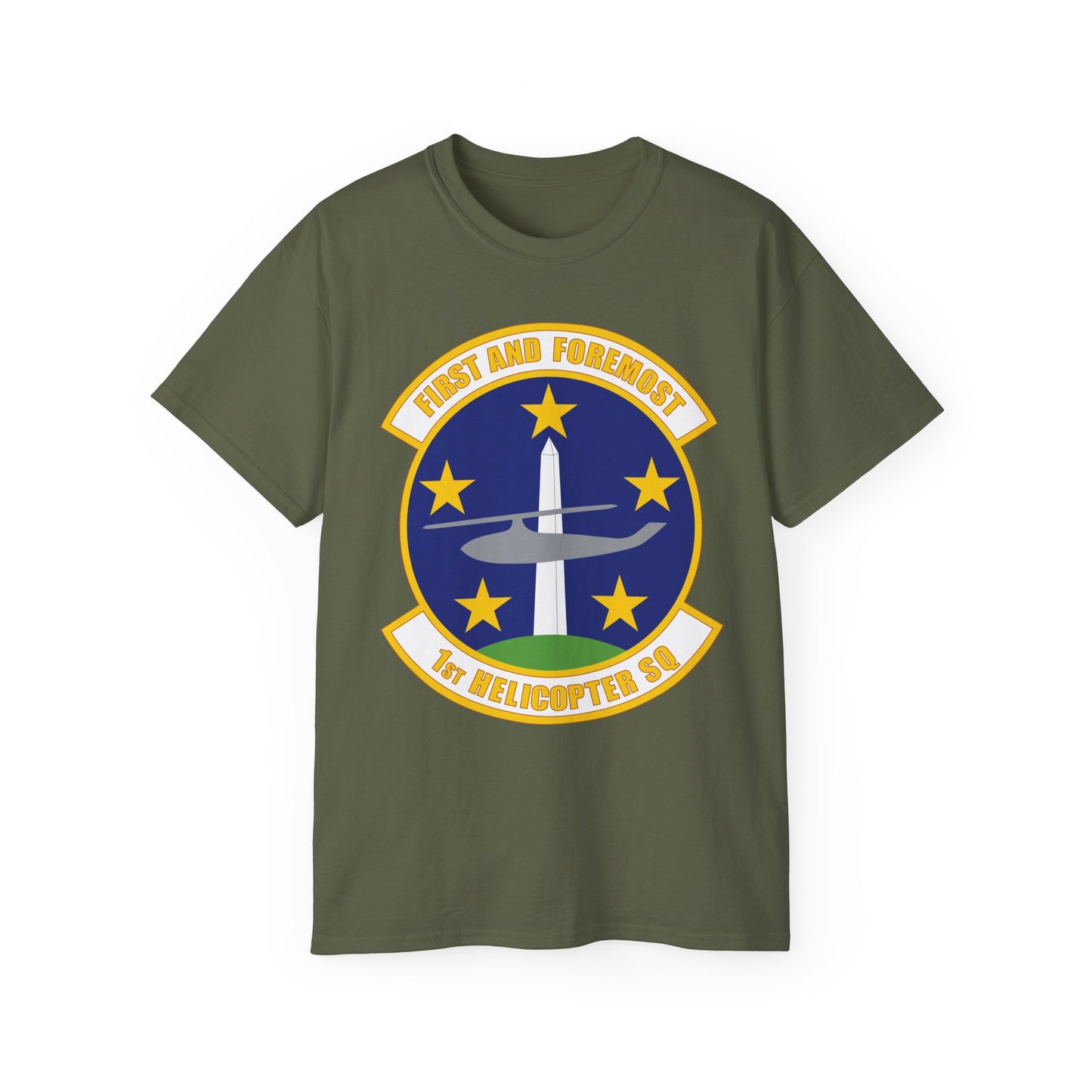 Unisex Ultra Cotton Tee -USAF - 1st Helicopter Squadron (AFDW) wo txt