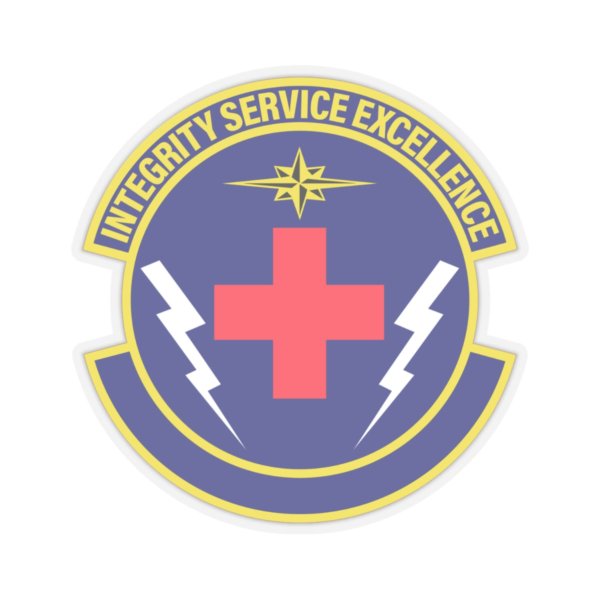Kiss-Cut Stickers - USAF - 10th Healthcare Operations Sq wo txt