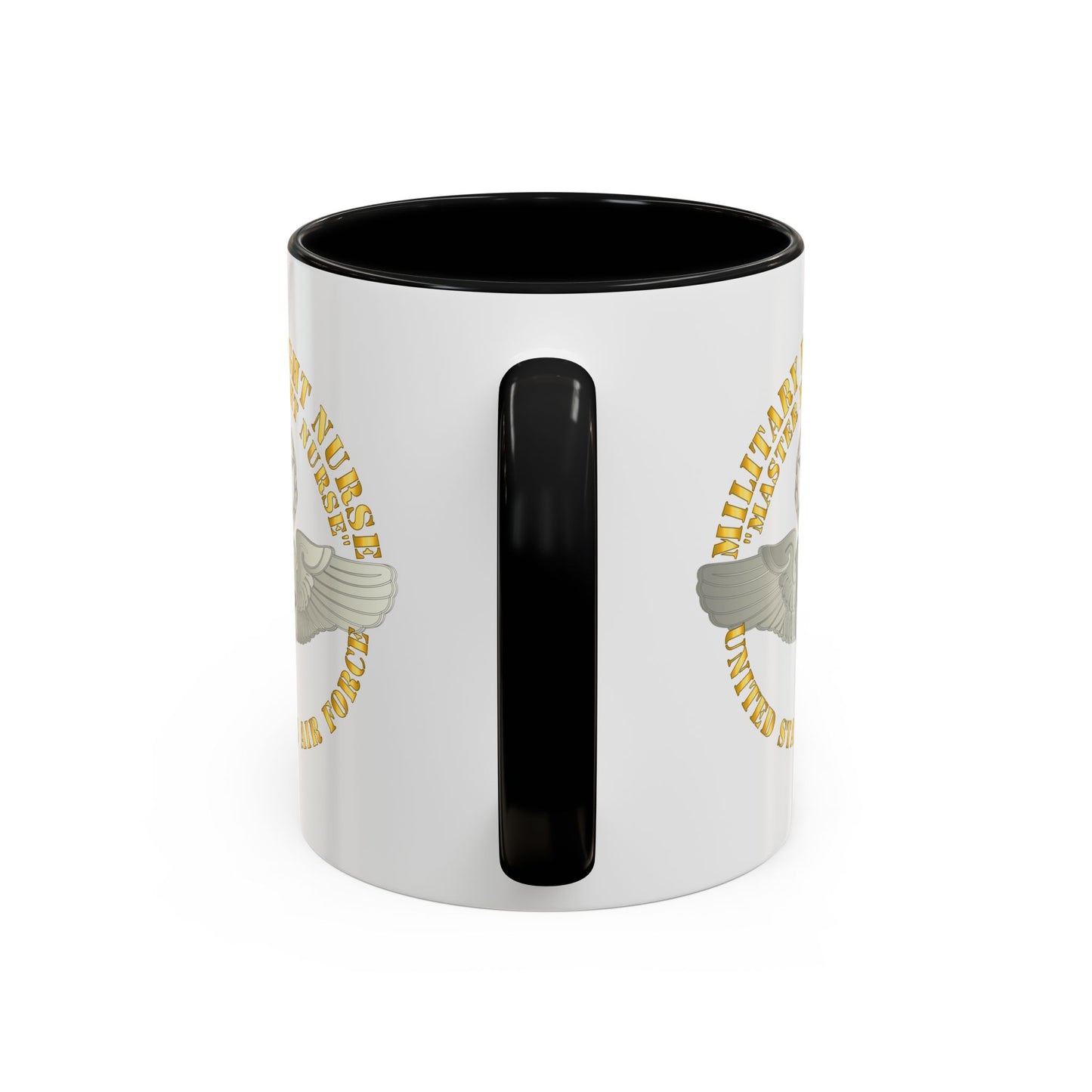 Accent Coffee Mug (11oz & 15oz) - USAF - Military Flight Nurse - Flight Nurse - Master