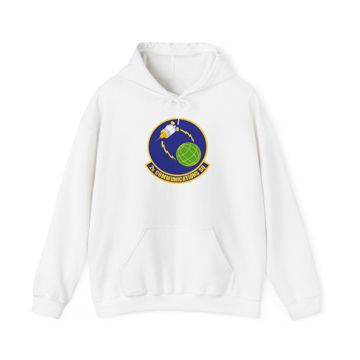 Unisex Heavy Blend Hooded Sweatshirt - USAF - 2d Communications Squadron wo txt