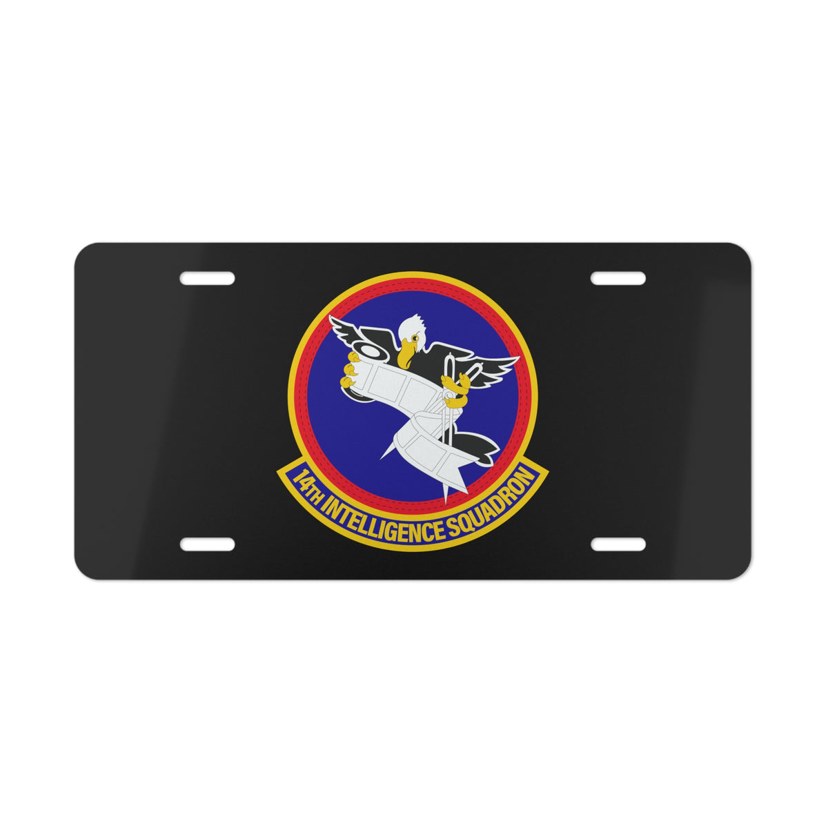 License Plate - USAF - 14th Intelligence Squadron wo txt