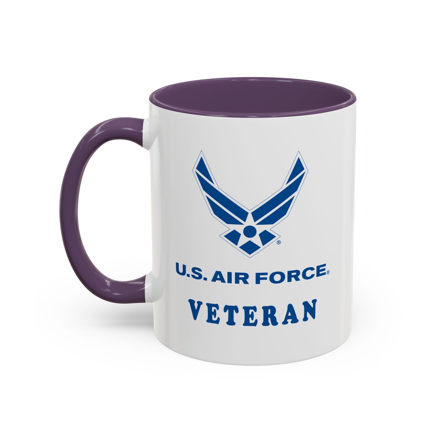 Accent Coffee Mug (11oz & 15oz) - USAF - Air Force - Veteran X 300