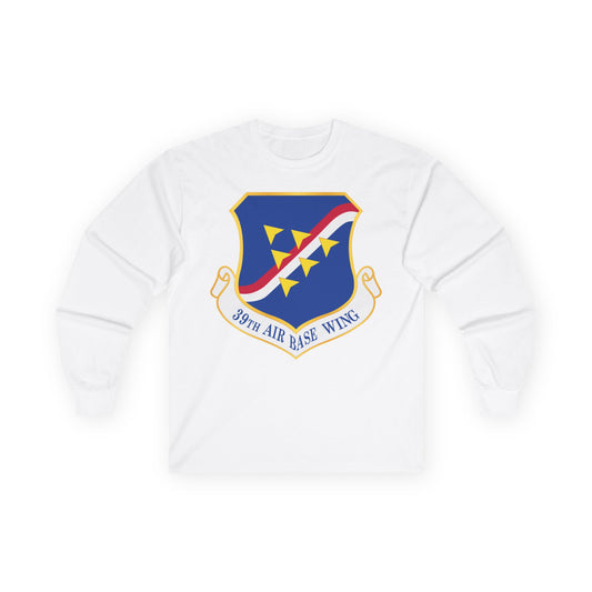 Unisex Ultra Cotton Long Sleeve Tee - USAF - 39th Airbase Wing wo Txt