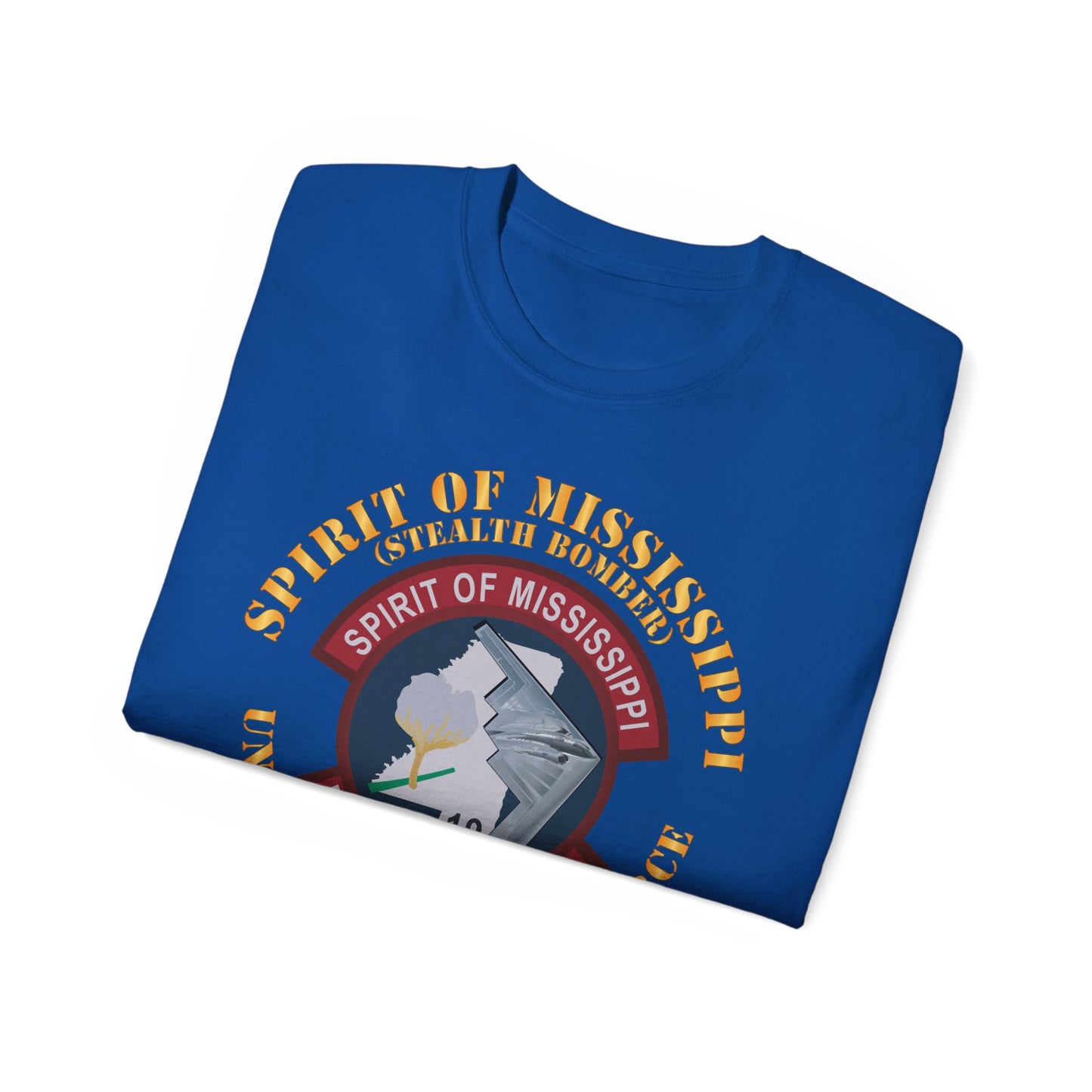 Unisex Ultra Cotton Tee - USAF - B2 - Spirit of Mississippi - Stealth Bomber X 300