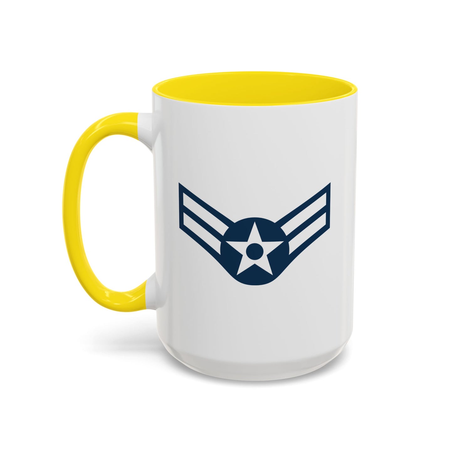 Accent Coffee Mug (11oz & 15oz) - USAF - Airman - First Class (E3) - 2020