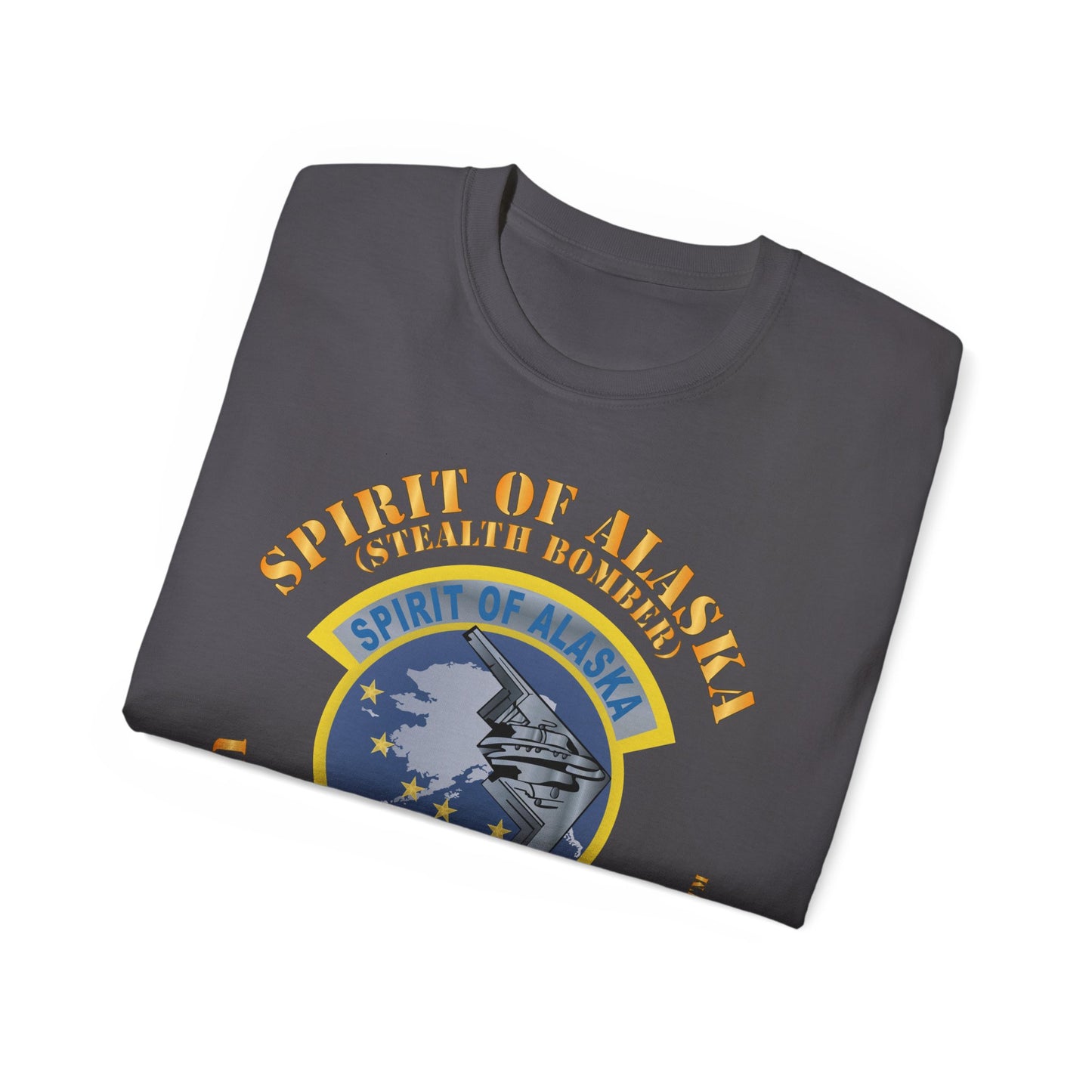 Unisex Ultra Cotton Tee - USAF - B2 - Spirit of Alaska - Stealth Bomber X 300
