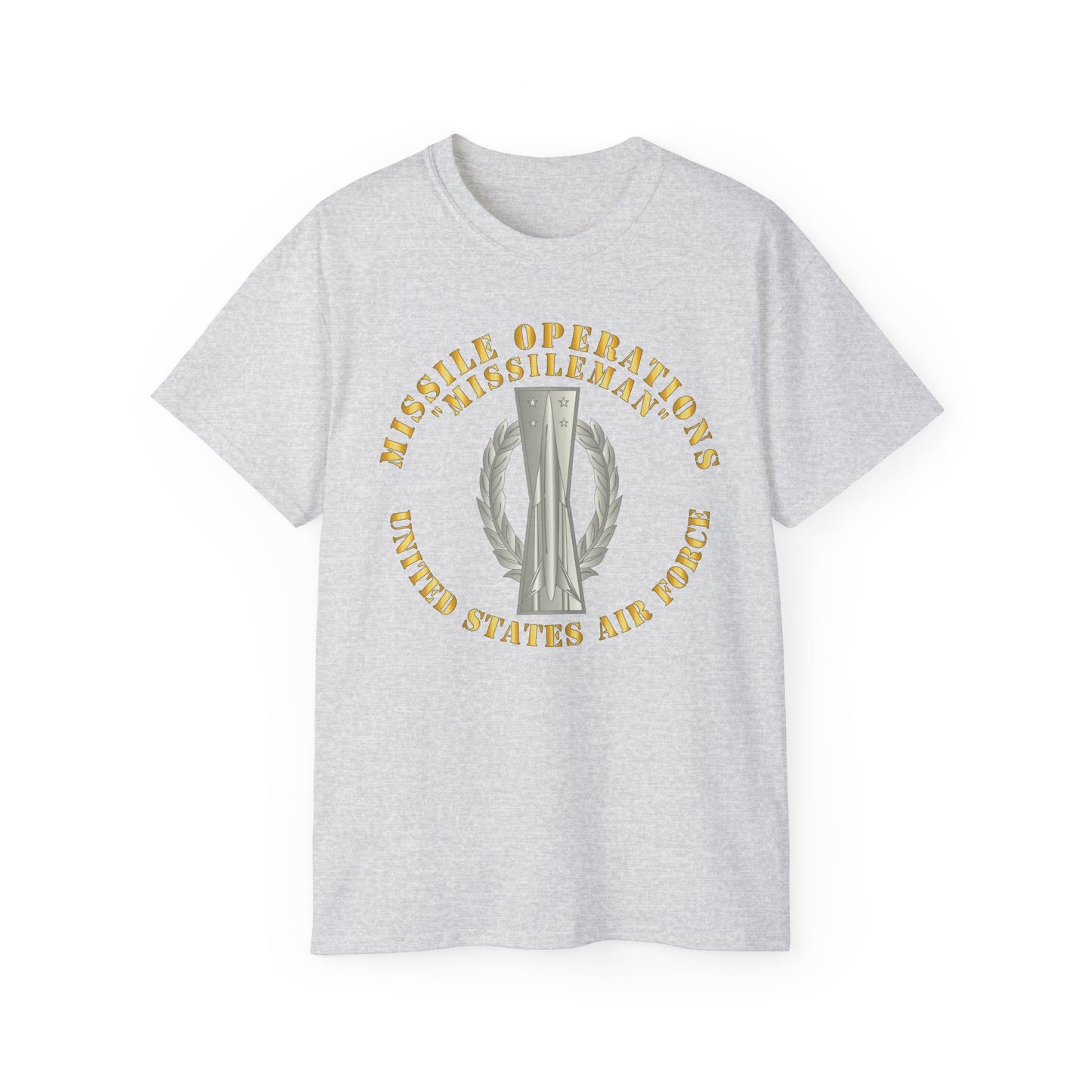 Unisex Ultra Cotton Tee - USAF - Missile Operations - Missileman - Basic