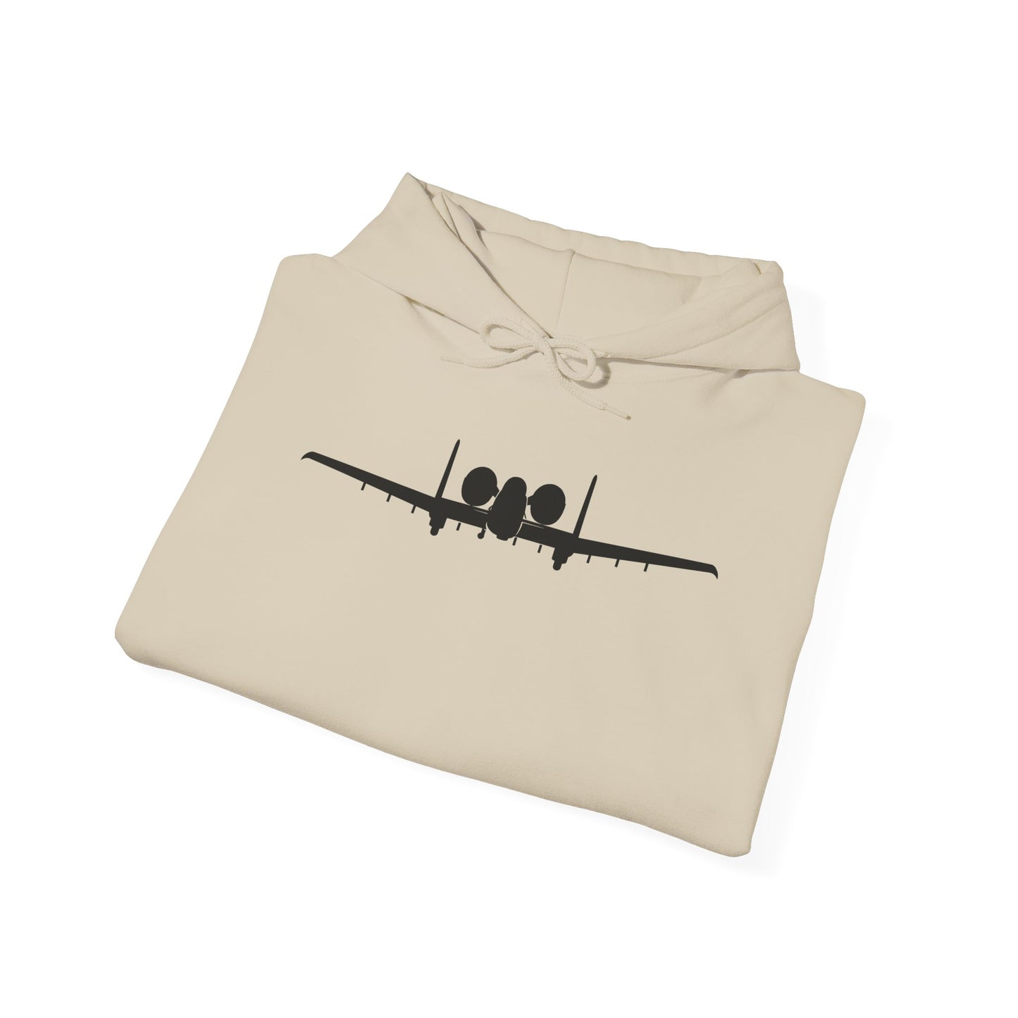 Unisex Heavy Blend Hooded Sweatshirt - Aircraft - USAF - A-10 Thunderbolt II - Front - Silhouette X 300
