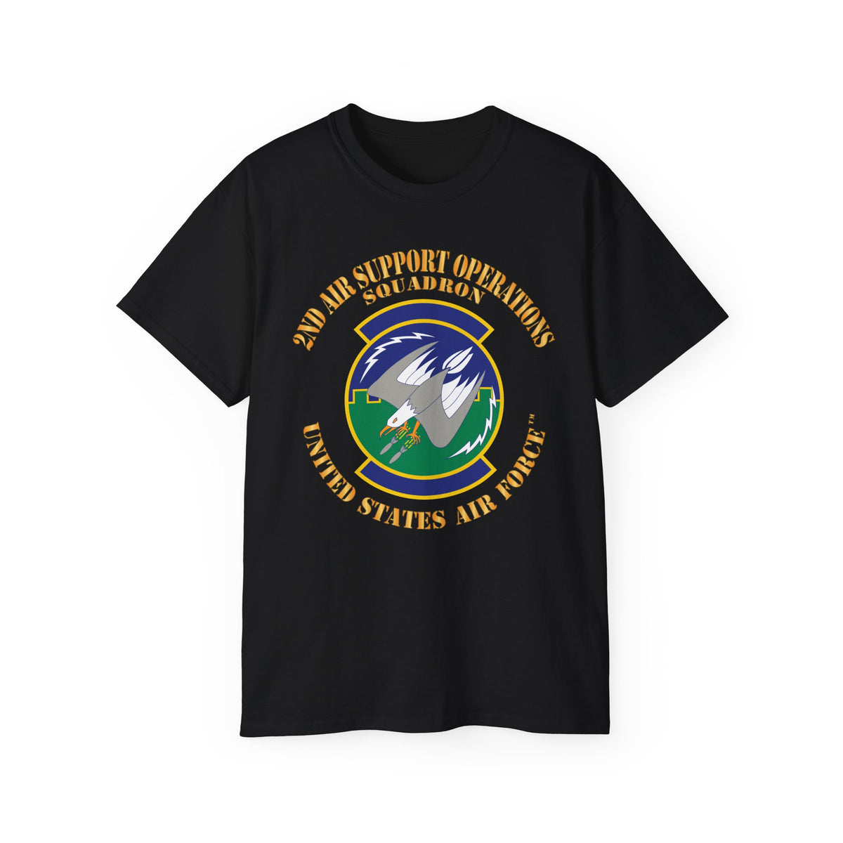 Unisex Ultra Cotton Tee - USAF - 2nd Air Support Operations Squadron