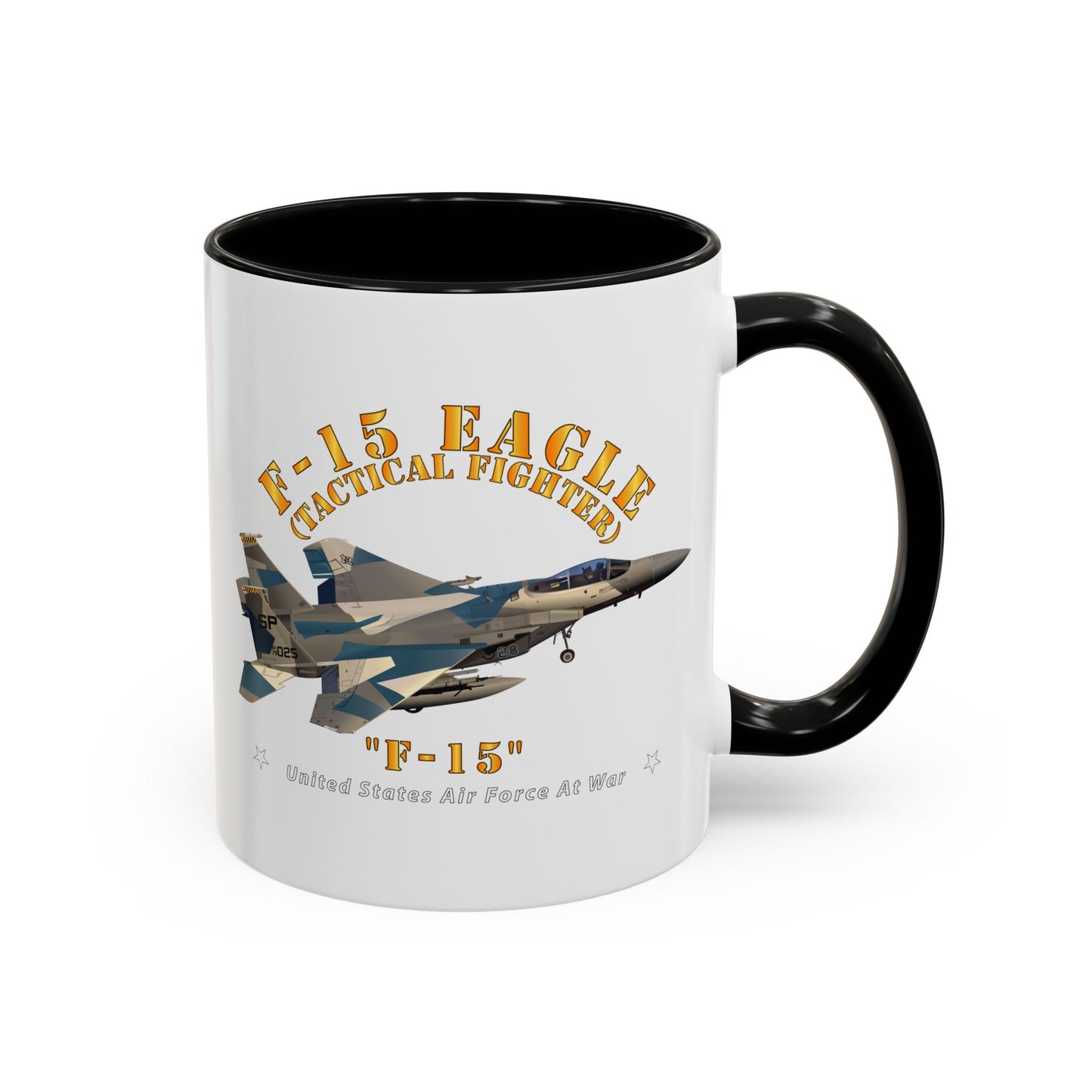 Accent Coffee Mug (11oz & 15oz) - USAF - F15 Eagle - F15
