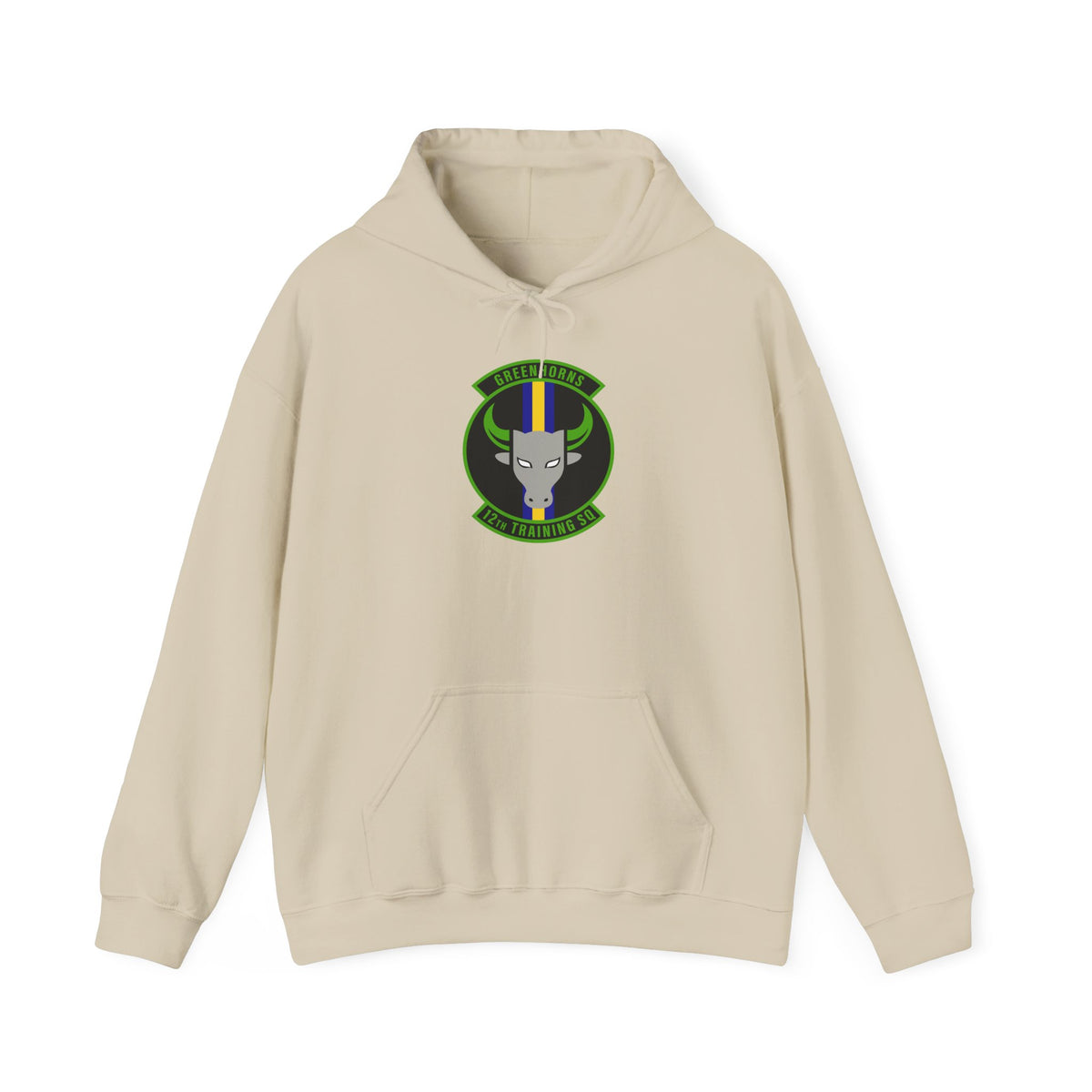 Unisex Heavy Blend Hooded Sweatshirt - USAF - 12th Training Squadron wo txt