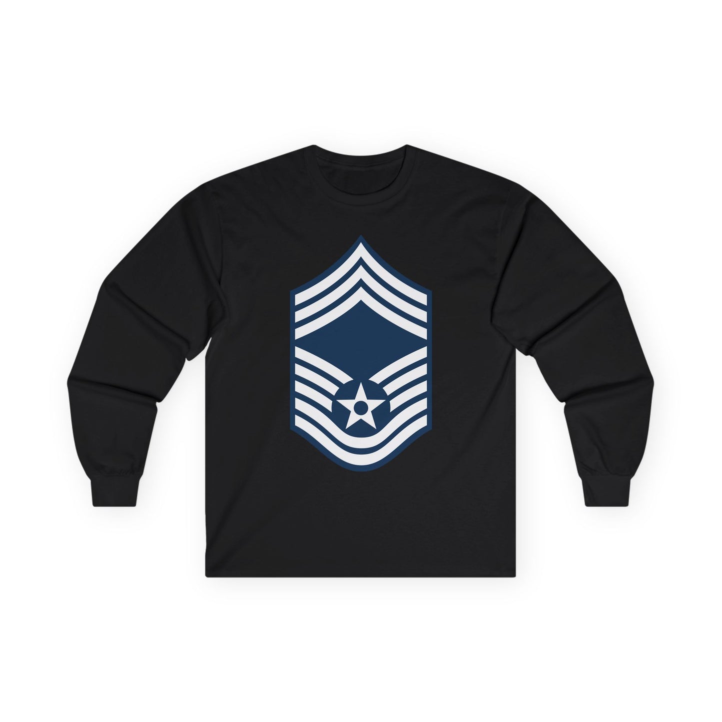 Unisex Ultra Cotton Long Sleeve Tee - USAF - Chief Master Sergeant (E9a) - 2020