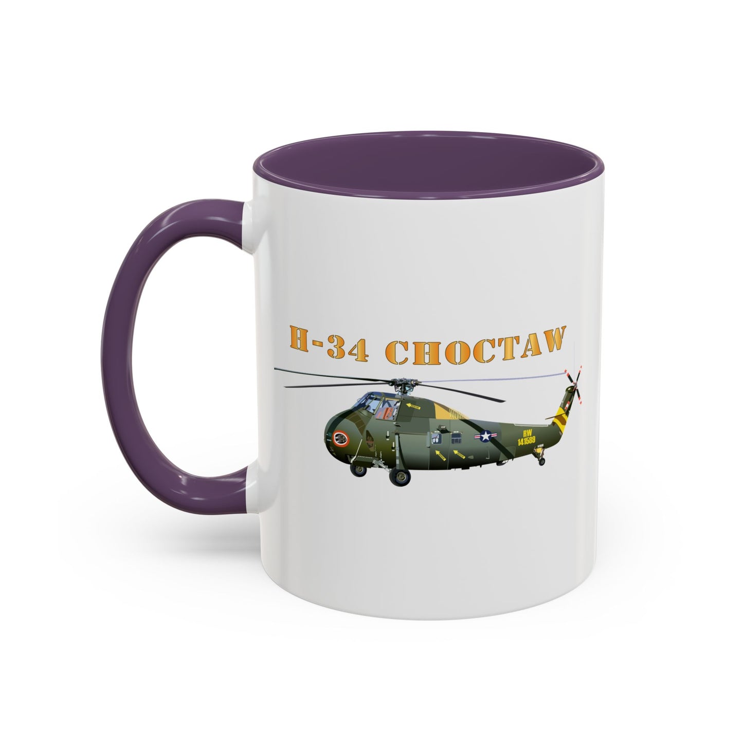 Accent Coffee Mug (11oz & 15oz) - H-34 Choctaw with Txt X 300