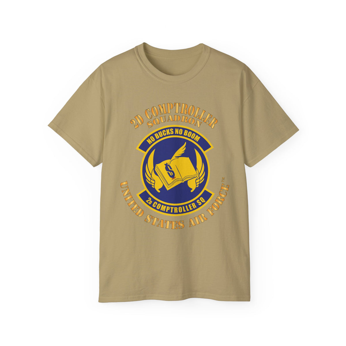 Unisex Ultra Cotton Tee - USAF - 2d Comptroller Squadron