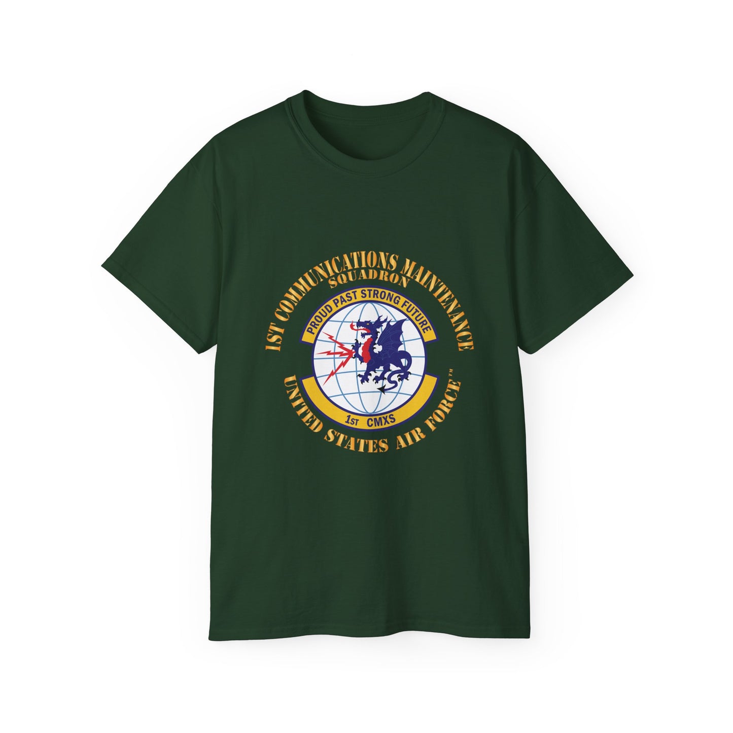 Unisex Ultra Cotton Tee - USAF - 1st Communications Maintenance Squadron(USAFE) X 300