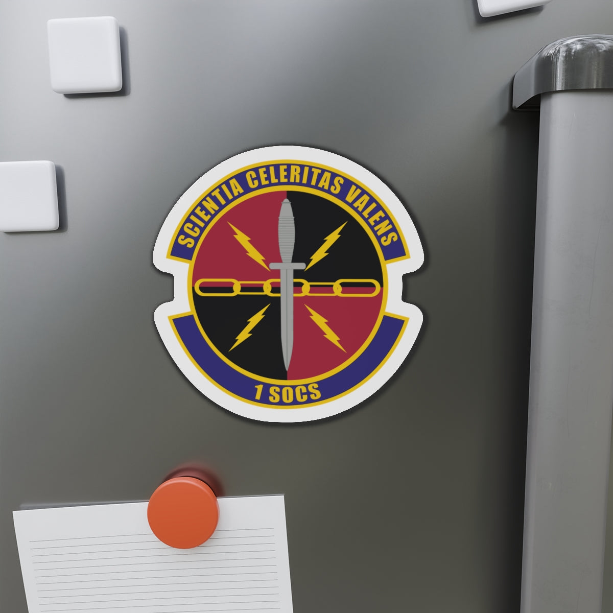Die-Cut Magnet - USAF - 1st Special Operations Communication Squadron wo txt