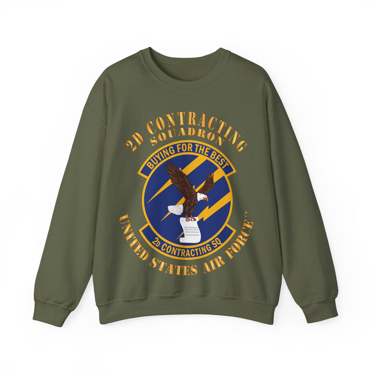 Crewneck Sweatshirt - USAF - 2d Contracting Squadron